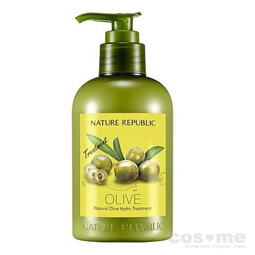 Кондиционер для волос увлажняющий с маслом оливы Nature Republic Hair Natural Olive Hydro Treatment — COS ❤️ ME.RU