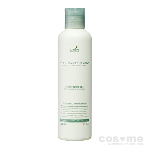 Шампунь для волос укрепляющий La’dor Pure Henna Shampoo — COS ❤️ ME.RU