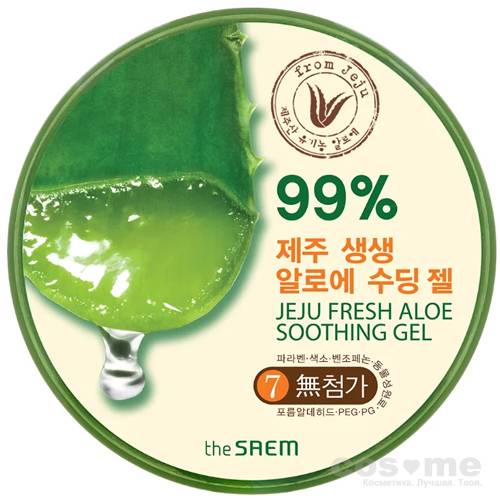 Гель с алоэ THE SAEM Jeju Fresh Aloe Soothing Gel 99% — COS ❤️ ME.RU