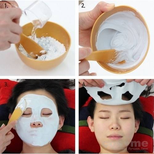 Маска альгинатная осветляющая Anskin Natural Pure Milky Modeling Mask — COS ❤️ ME.RU