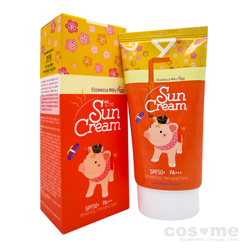 Солнцезащитный крем Elizavecca Milky Piggy Sun Cream — COS ❤️ ME.RU