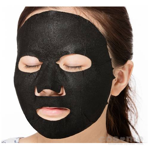 Маска для лица тканевая с древесным углем A'PIEU Pore Deep Clear Black Charcoal Mask  — COS ❤️ ME.RU