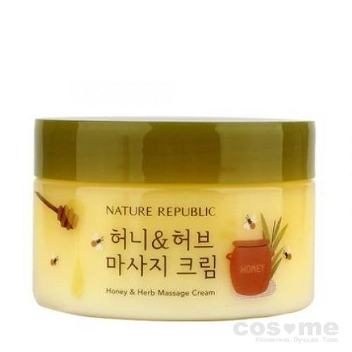 Крем очищающий с травяными экстрактами и медом Nature Republic Honey&amp;Herb Cleansing Cream  — COS ❤️ ME.RU