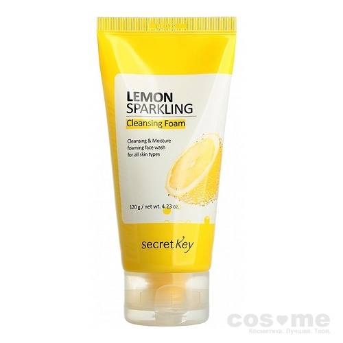 Пенка для умывания с экстрактом лимона Secret Key Lemon Sparkling Cleansing Foam — COS ❤️ ME.RU