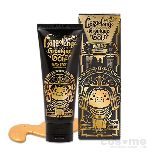 Маска-плёнка Elizavecca Hell-Pore Longolongo Gronique Gold Mask Pack — COS ❤️ ME.RU