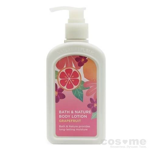 Лосьон для тела с экстрактом грейпфрута Nature Republic Bath &amp; Nature Grapefruit Body Lotion — COS ❤️ ME.RU