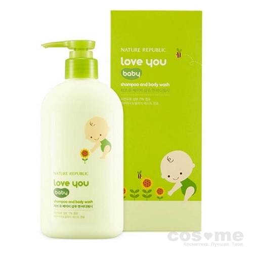 Шампунь и гель для душа 2 в 1 Nature Republic Love You Baby Shampoo &amp; Body Wash — COS ❤️ ME.RU