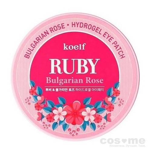 Патчи для глаз гидрогелевые восстанавливающие Petitfee Koelf Ruby &amp; Bulgarian Rose Eye Patch — COS ❤️ ME.RU