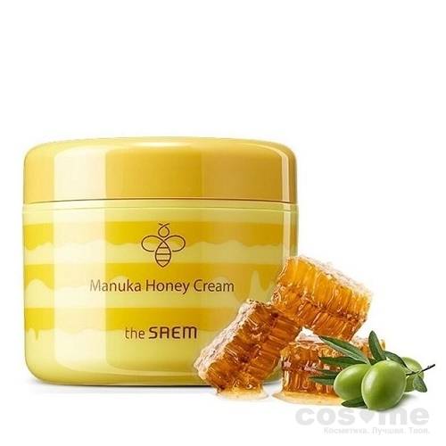 Крем для лица с экстрактом меда The Saem Care plus Manuka Honey Cream — COS ❤️ ME.RU