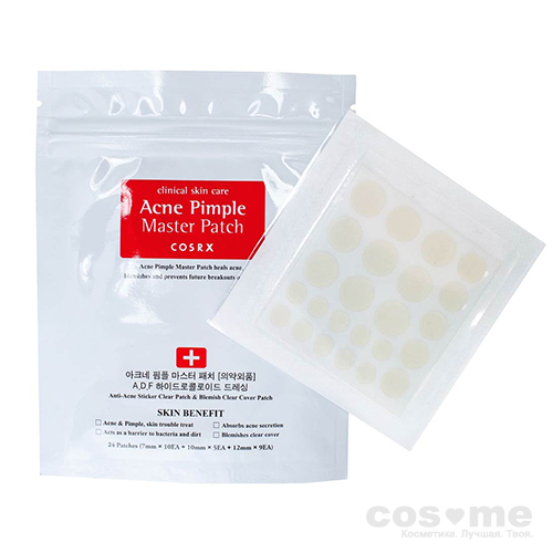 Патчи от акне противовоспалительные CosRX Acne Pimple Master Patch — COS ❤️ ME.RU