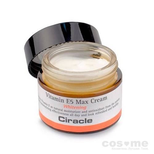 Крем для лица осветляющий Ciracle Vitamin E5 Max Cream — COS ❤️ ME.RU