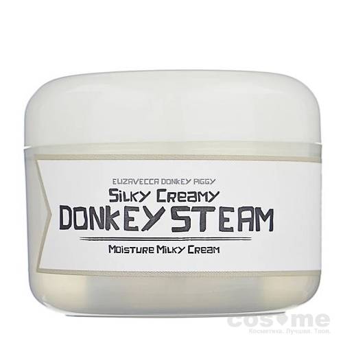 Крем для лица увлажняющий Elizavecca Silky Creamy Donkey Steam Moisture Milky — COS ❤️ ME.RU