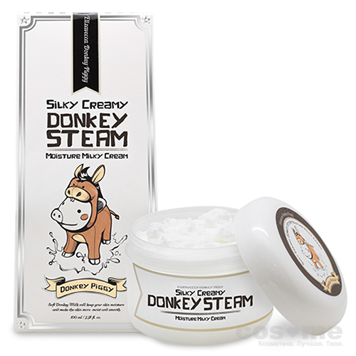 Крем для лица увлажняющий Elizavecca Silky Creamy Donkey Steam Moisture Milky — COS ❤️ ME.RU