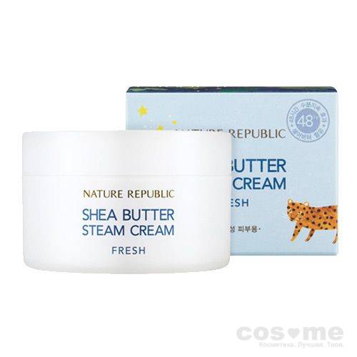 Крем для лица паровой освежающий Nature Republic Shea Butter Steam Cream Fresh — COS ❤️ ME.RU