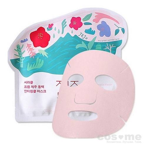 Маска для лица тканевая от морщин Ciracle From Jeju Camellia Flower Anti-Wrinkle Mask Pack — COS ❤️ ME.RU