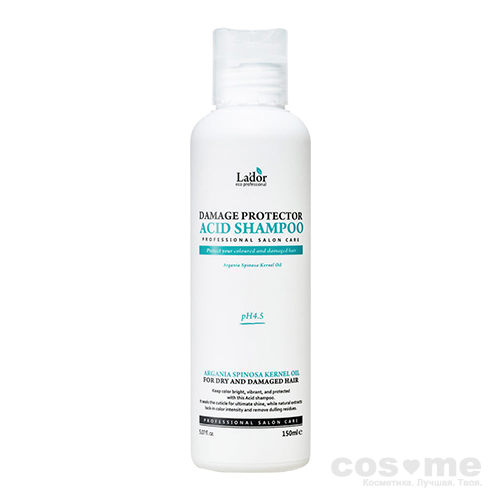Шампунь с аргановым маслом La’dor Damaged Protector Acid Shampoo — COS ❤️ ME.RU