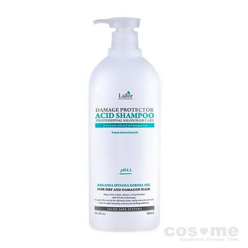 Шампунь с аргановым маслом La’dor Damaged Protector Acid Shampoo — COS ❤️ ME.RU