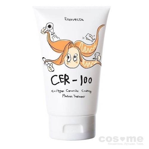 Маска для волос Elizavecca Collagen Ceramide Coating Protein Treatment — COS ❤️ ME.RU