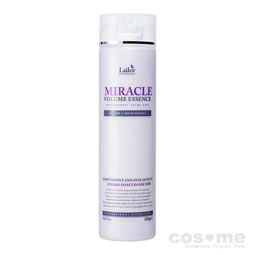 Эссенция для фиксации и объема волос La’dor Miracle Volume Essence Эссенция с функцией памяти локонов для фиксации волос.