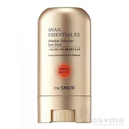 Стик улиточный солнцезащитный THE SAEM Snail Essential EX Wrinkle Solution Sun Stick — COS ❤️ ME.RU