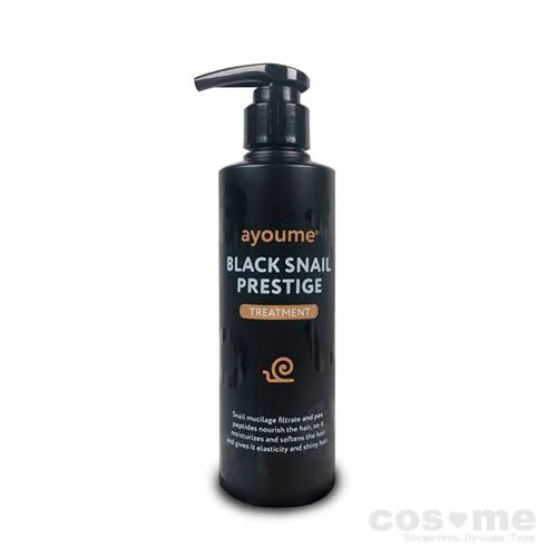 Маска для волос с муцином улитки AYOUME BLACK SNAIL PRESTIGE TREATMENT — COS ❤️ ME.RU