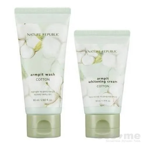 Сет для ухода за подмышками Nature Republic Cotton Armpit Kit  Набор для ухода за подмышечной зоной.