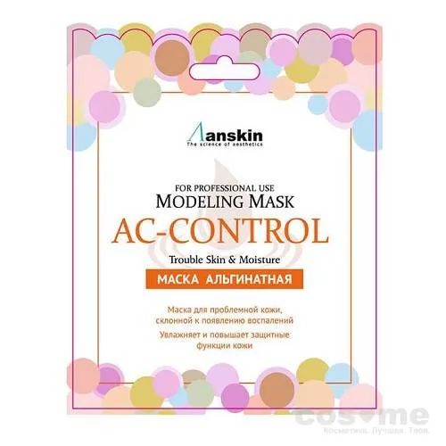 Маска альгинатная для проблемной кожи против акне Anskin Original AC Control Modeling Mask — COS ❤️ ME.RU