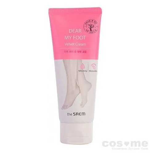 Крем для ног питательный The Saem Dear My Foot Velvet Cream Крем для ног питательный с маслами ши и авокадо.