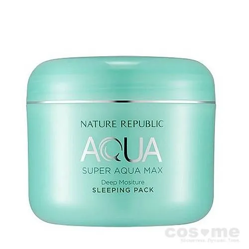 Маска для лица ночная Nature Republic Super Aqva Max Deep Moisture Sleeping Pack(В работе) Ночная маска для глубокого увлажнения кожи 