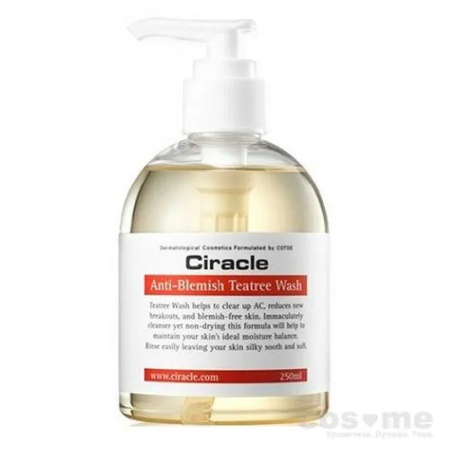 Средство для умывания Ciracle Anti-acne Anti Blemish Teatree Wash Средство для умывания проблемной кожи.