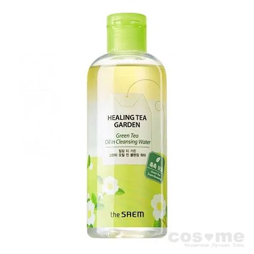 Вода очищающая увлажняющая для снятия макияжа The Saem Healing Tea Garden Green Tea Oil In Cleansing water — COS ❤️ ME.RU