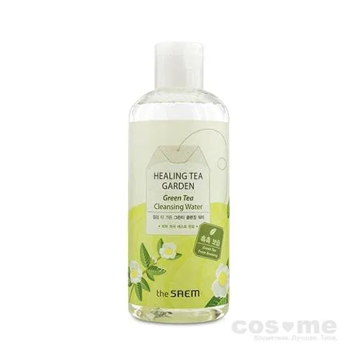 Вода очищающая увлажняющая для снятия макияжа The Saem Healing Tea Garden Green Tea Oil In Cleansing water — COS ❤️ ME.RU
