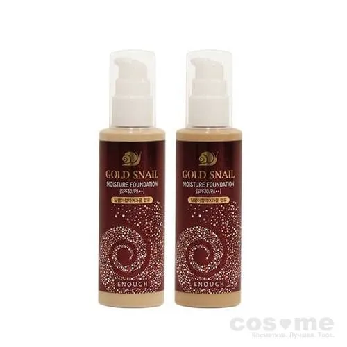 Крем тональный с муцином улитки Enough Gold snail foundation — COS ❤️ ME.RU