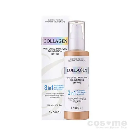 Тональная основа с коллагеном 3 в 1 Enough 3in1 Collagen foundation — COS ❤️ ME.RU