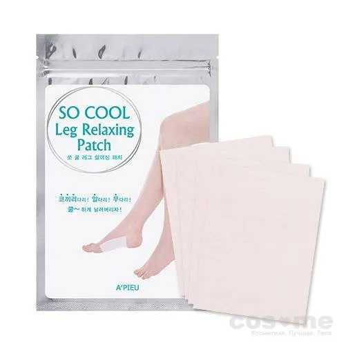 Патчи для ног охлаждающие A'PIEU So Cool Leg Relaxing Patch — COS ❤️ ME.RU