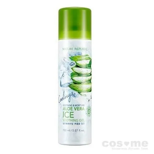Гель для тела охлаждающий с экстрактом алое Nature Republic Soothing & Moisture Aloe Vera Ice Soothing Gel фото 1 — COS ❤️ ME.RU