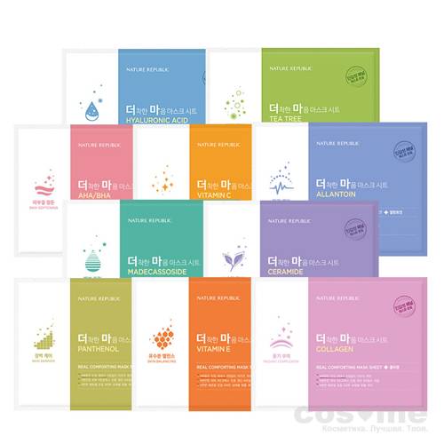 Маска тканевая Nature Republic Real Comforting Mask Sheet — COS ❤️ ME.RU