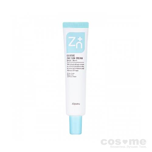 Крем солнцезащитный с цинком A'PIEU Cicative Zinc Sun Cream — COS ❤️ ME.RU