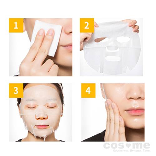 Маска для лица тканевая A'PIEU Banana &amp; Honey Sheet Mask &mdash; COS ❤️ ME.RU