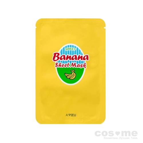 Маска для лица тканевая A&#039;PIEU Banana &amp; Honey Sheet Mask Питательная маска для лица с экстрактами меда и банана.