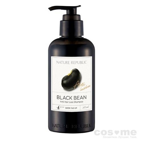 Шампунь против выпадения волос Nature Republic Black Bean Anti Hair Loss Shampoo — COS ❤️ ME.RU