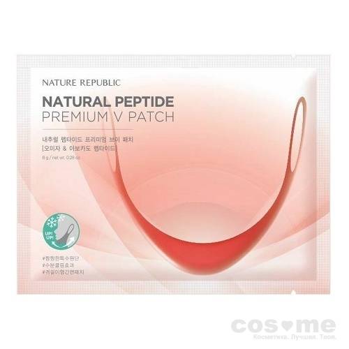 Патч моделирующий с пептидами Nature Republic Natural Peptide Premium V Patch — COS ❤️ ME.RU