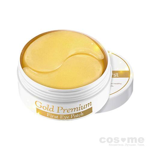 Патчи для глаз с золотыми частицами Secret Key Gold Premium First Eye Patch — COS ❤️ ME.RU