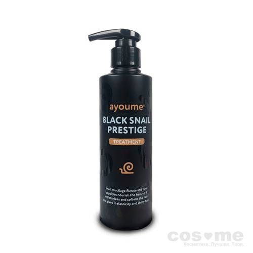 Маска для волос с муцином улитки AYOUME BLACK SNAIL PRESTIGE TREATMENT — COS ❤️ ME.RU