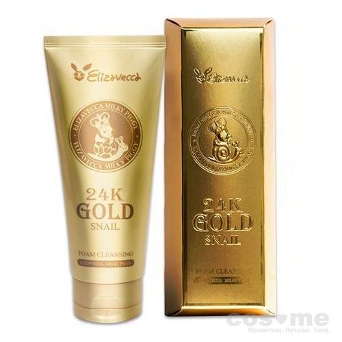 Очищающая пенка Elizavecca 24K Gold Snail Cleansing Foam — COS ❤️ ME.RU
