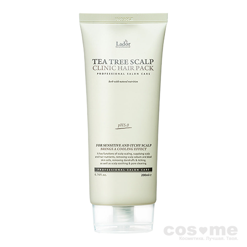 Маска для волос и кожи головы La’dor Tea Tree Scalp Clinic Hair Pack Маска с экстрактом чайного дерева для очищения кожи головы.