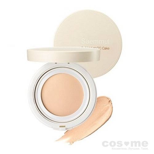 Крем-пудра для лица The Saem Saemmul Soft velvet CC Cake 01 Light Beige — COS ❤️ ME.RU