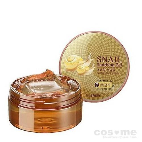Гель с улиточным экстрактом The Saem Snail Soothing Gel Гель для лица и тела с 50% экстрактом улиточной слизи