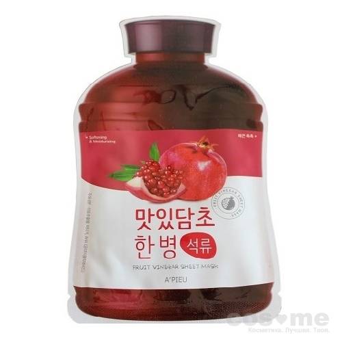 Маска для лица тканевая A'PIEU Fruit Vinegar Sheet Mask — COS ❤️ ME.RU