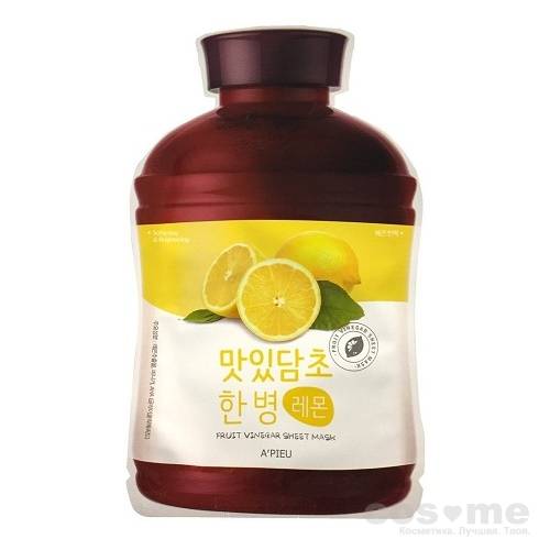 Маска для лица тканевая A'PIEU Fruit Vinegar Sheet Mask — COS ❤️ ME.RU
